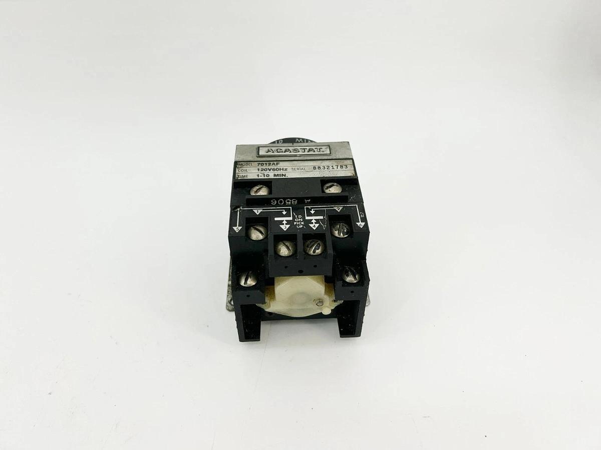 Used Agastat 7012AF Time Delay Relay 1-10min.120V 60Hz