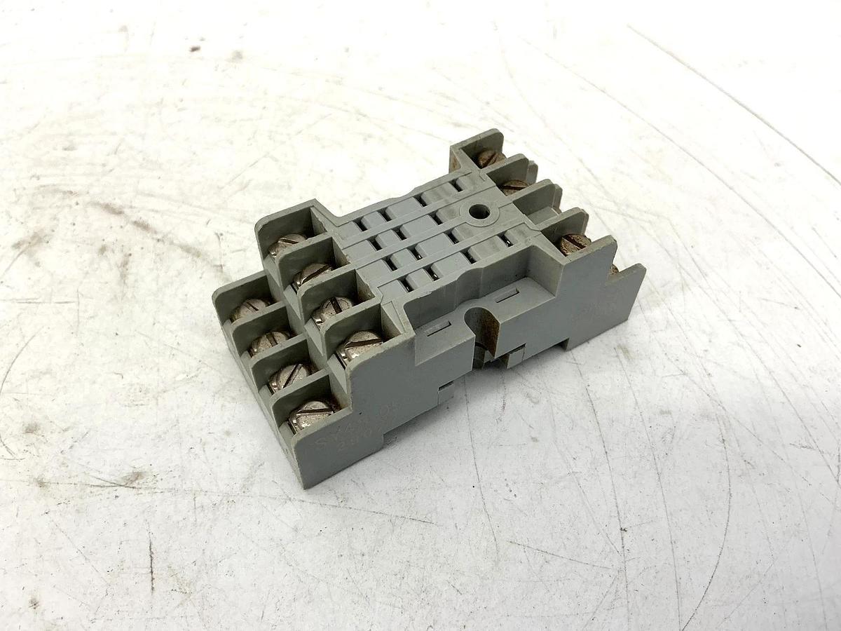 Used Lot of 5 Unbranded SY4S-05 Relay Socket 14-Pin 7A 300V SY4S05 29077