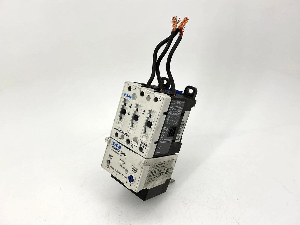 Used Eaton N101CS1H3A Starter 3P 27A 24VDC SS OVLD N04NCS1X3N N05NCXRH3A