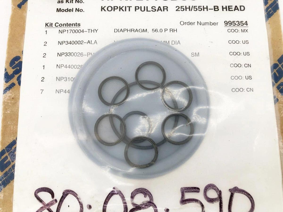 New Pulsafeeder Kopkit Pulsar 25H/55H-B HEAD Repair Kit HPK7LVVCBCC
