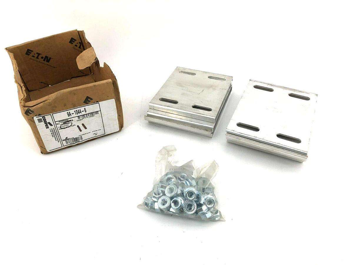 Lot of 11 New Cooper B-Line 9A-1044-6 Splice Plates 6" Channel Width Aluminum