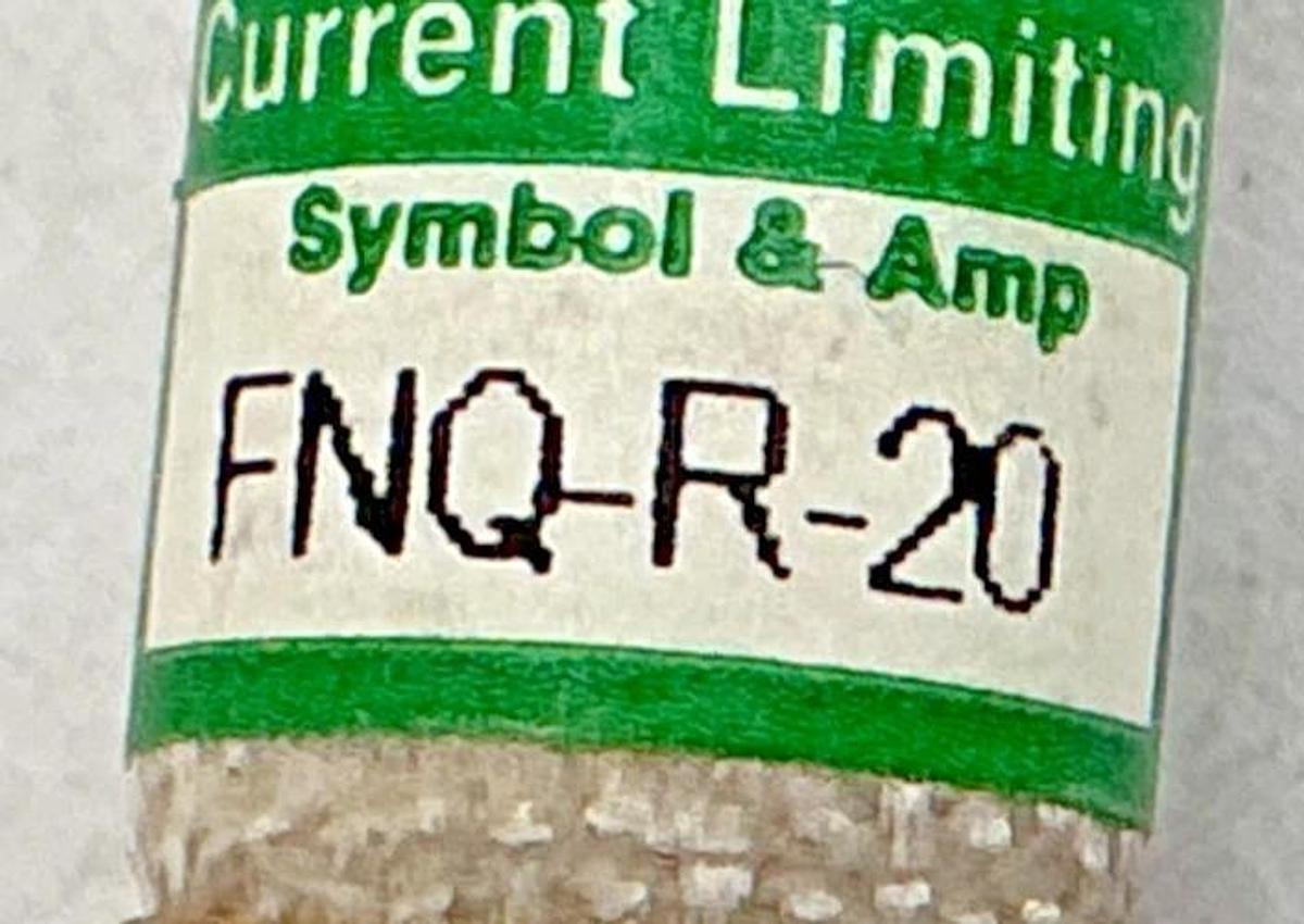 Lot of 3 New Bussmann FNQ-R-20 Limitron Current-Limiting Class CC Fuse 20A 600V