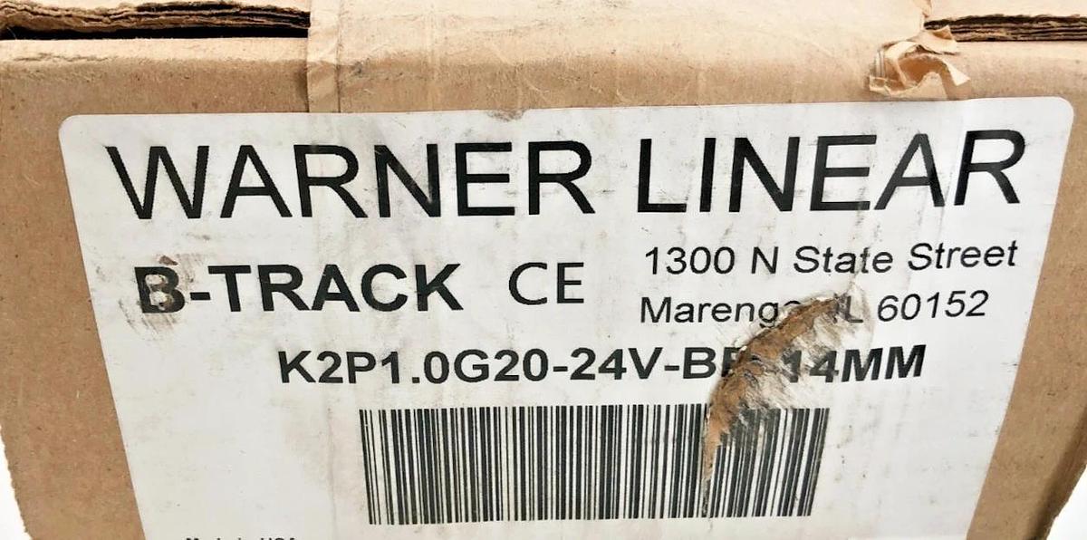 New Warner Linear K2P1.0G20-24V-BR-14MM Linear Actuator