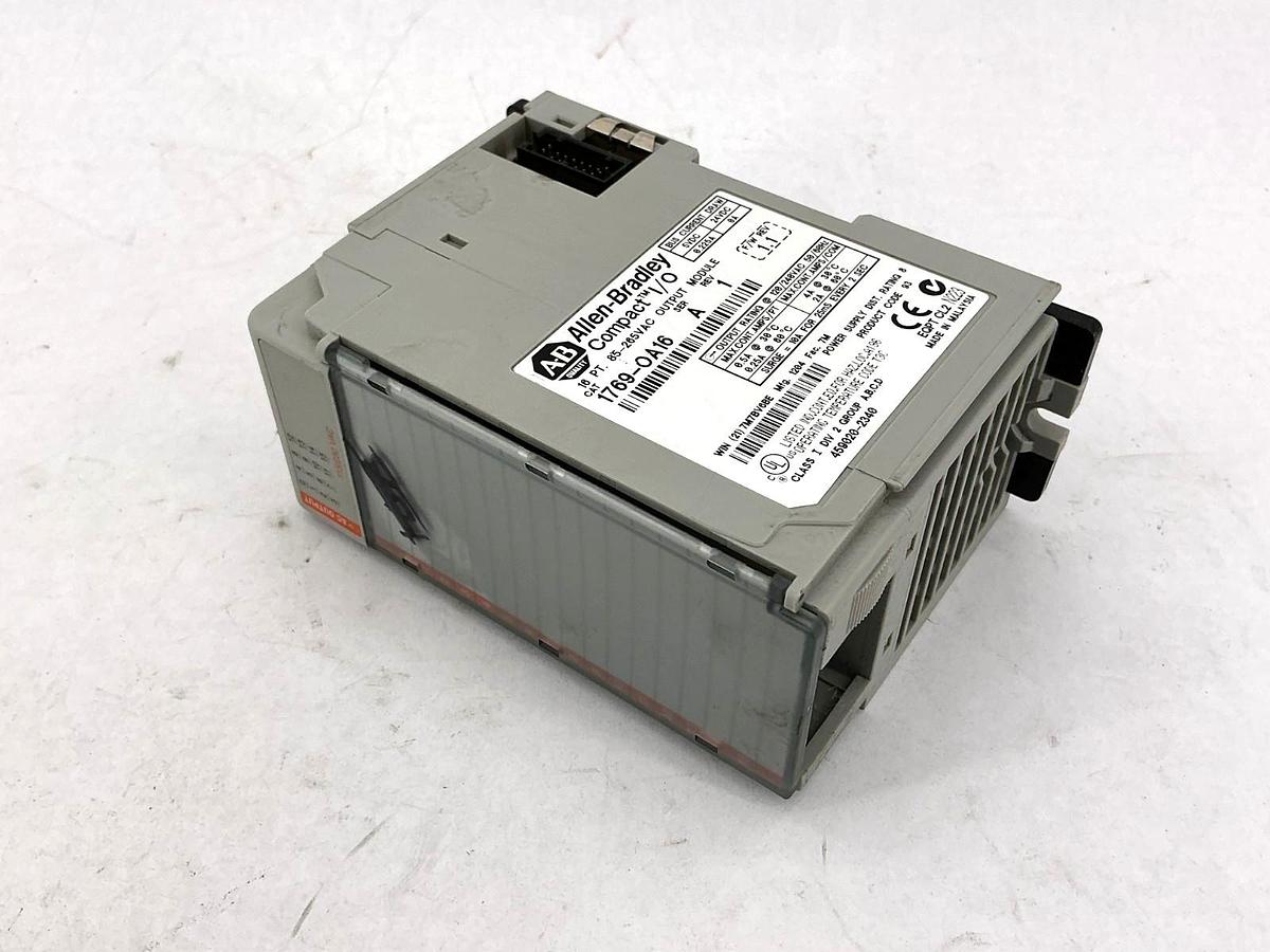 Used Allen Bradley 1769-OA16 Ser A Compact I/O Output Module 16PT 85-265VAC