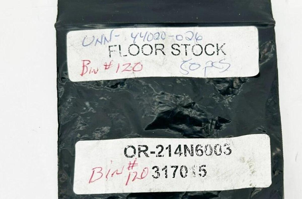 Lot of 50 New MFO OR-214N6003 O-Rings 1" ID 1-1/4" OD 1/8" C/S