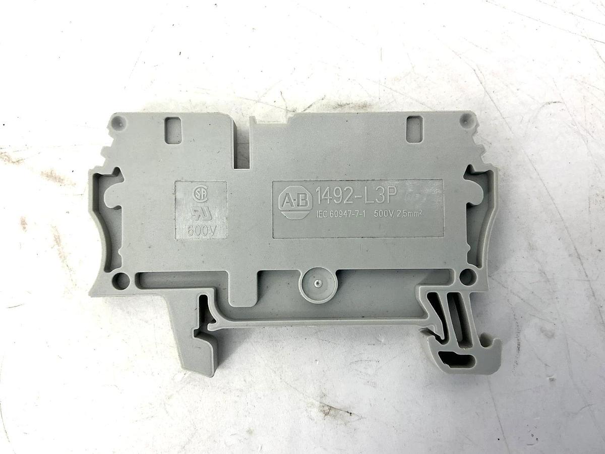 Lot of 10 New Allen Bradley 1492-L3P Terminal Block 600V 1492L3P