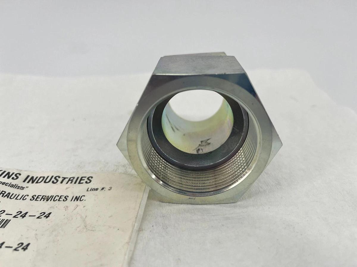 New Tompkins Industries D-6402-24-24 Hydraulic Hose Fitting Adapter