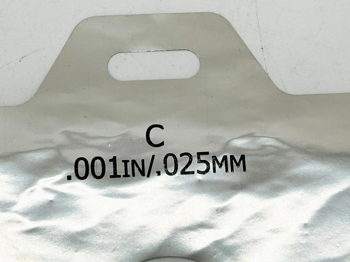 New Maudlin Products 02235976 Slotted Shim Stock 0.001" 4X4 1-1/4" 20/PK