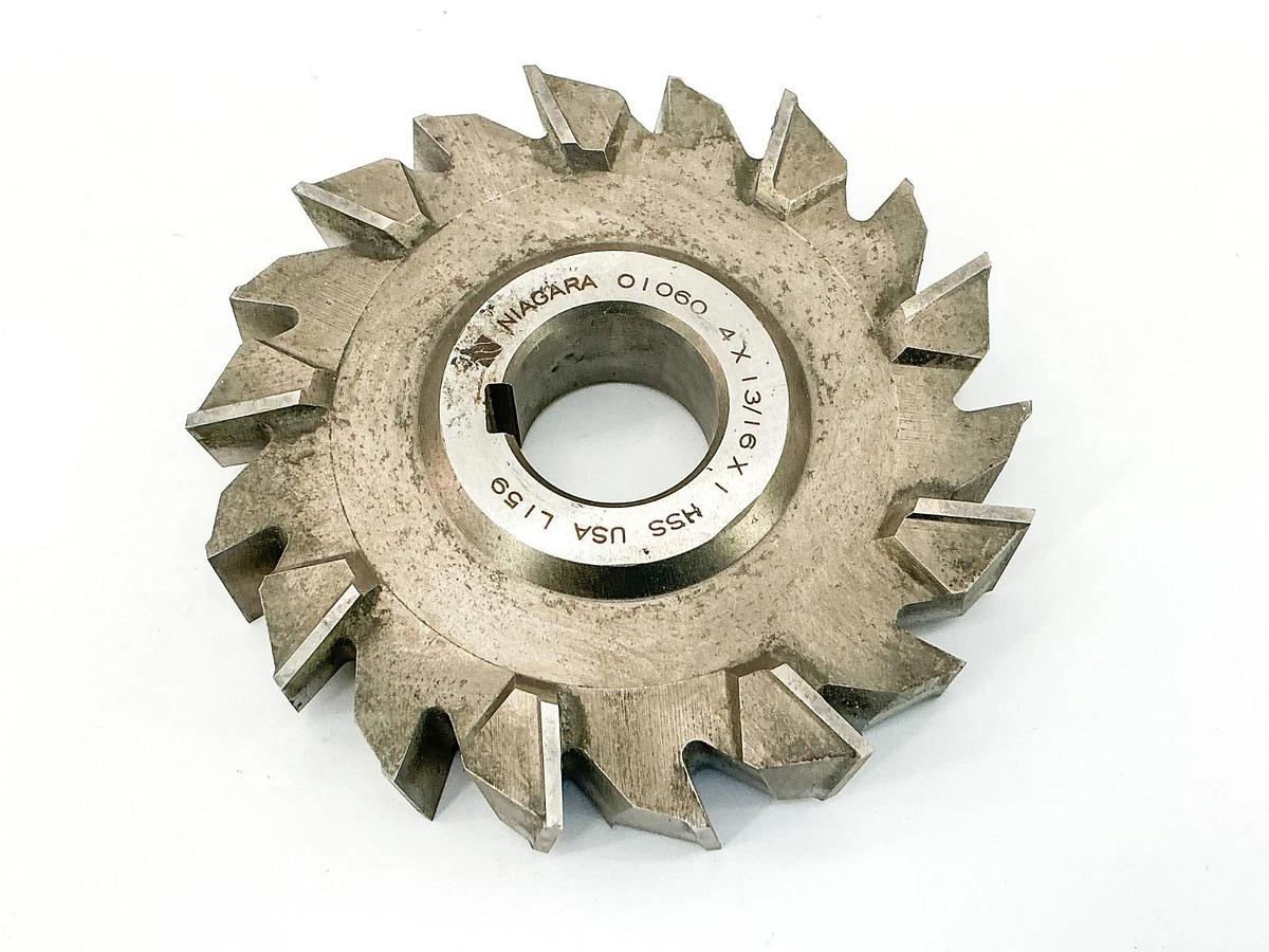 New Niagara Cutter 4X13/16X1 Staggered Tooth Side Mill Cutter 18T 01060 - No Box