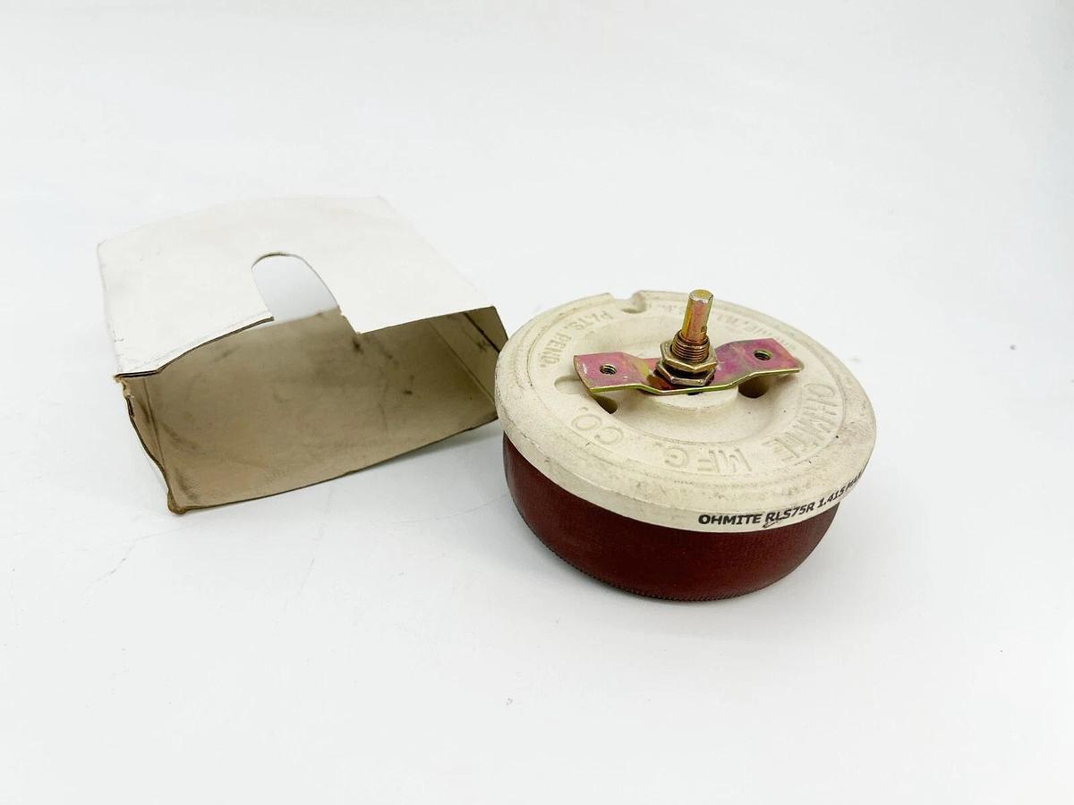 New Ohmite RLS75R Rheostat Potentiometer 1.415A 75OMHS