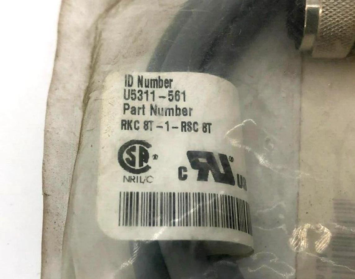 New Turck RKC 8T-1-RSC 8T Cordset, U5311-561