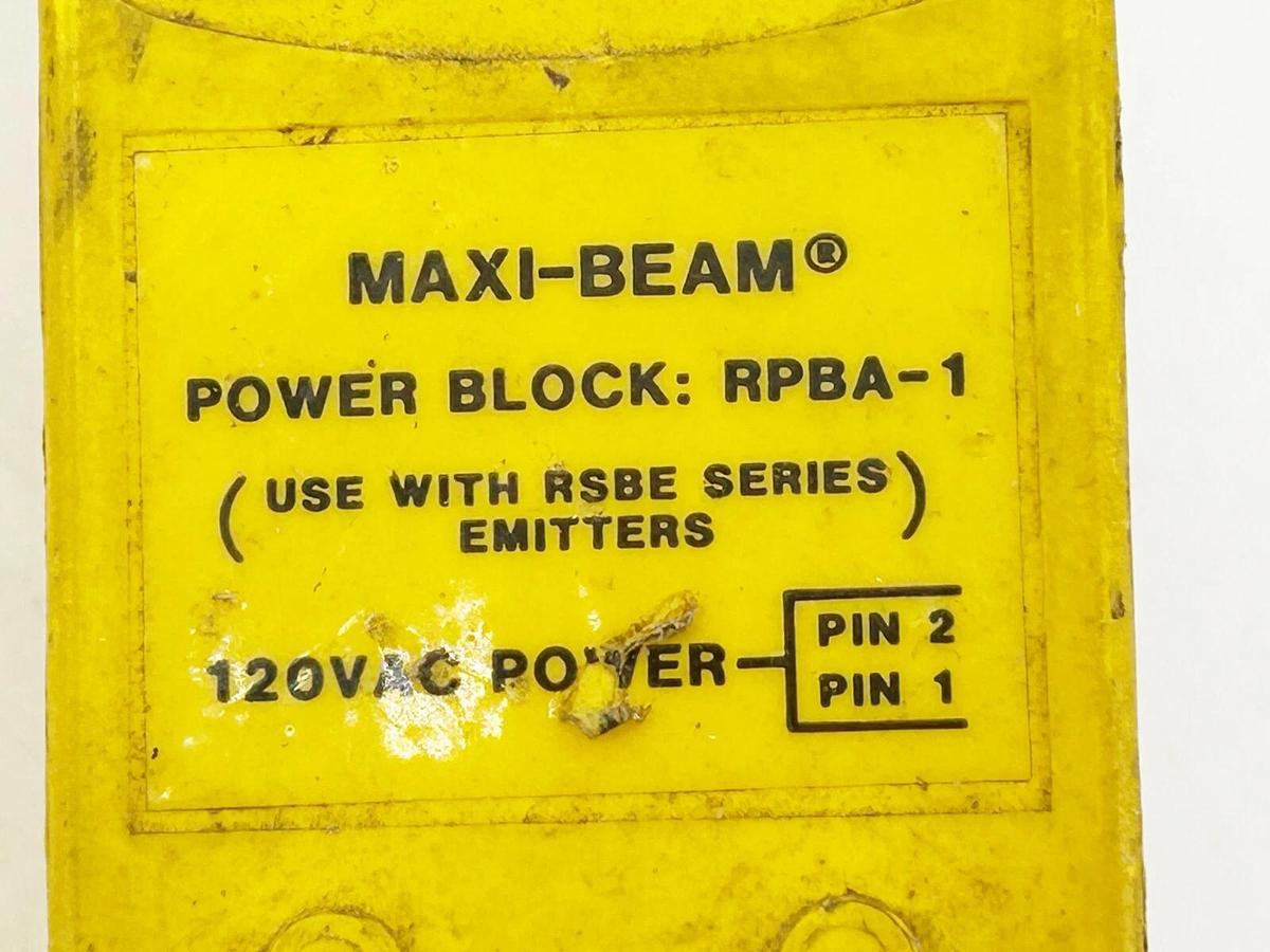 Used Banner Engineering RPBA-1 Maxi-Beam Power Block 120VAC 25696