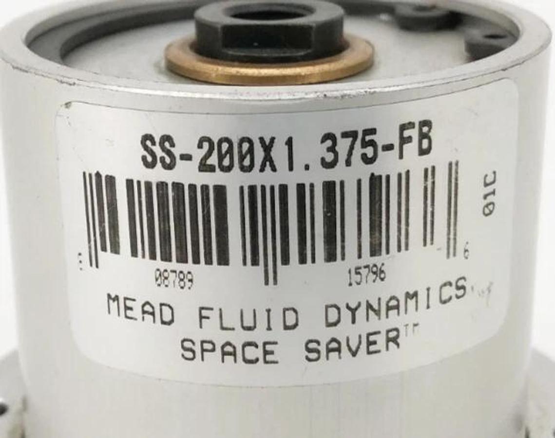 New Mead SS-200X1.375-FB Compact Cylinder 2" Bore 1.375" Stroke - No Box