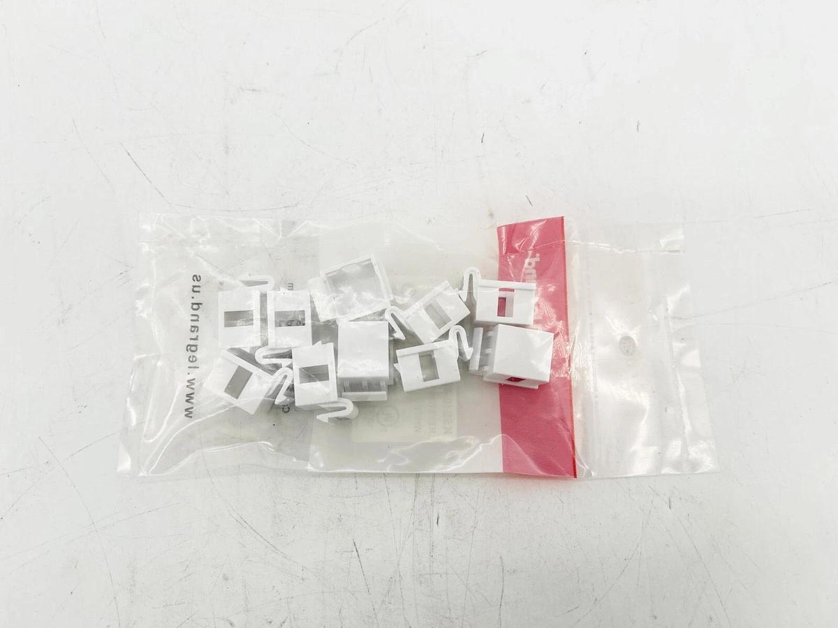 New Lot of 6 Legrand KSB10-88 One Port Keystone Blank Insert QTY 10