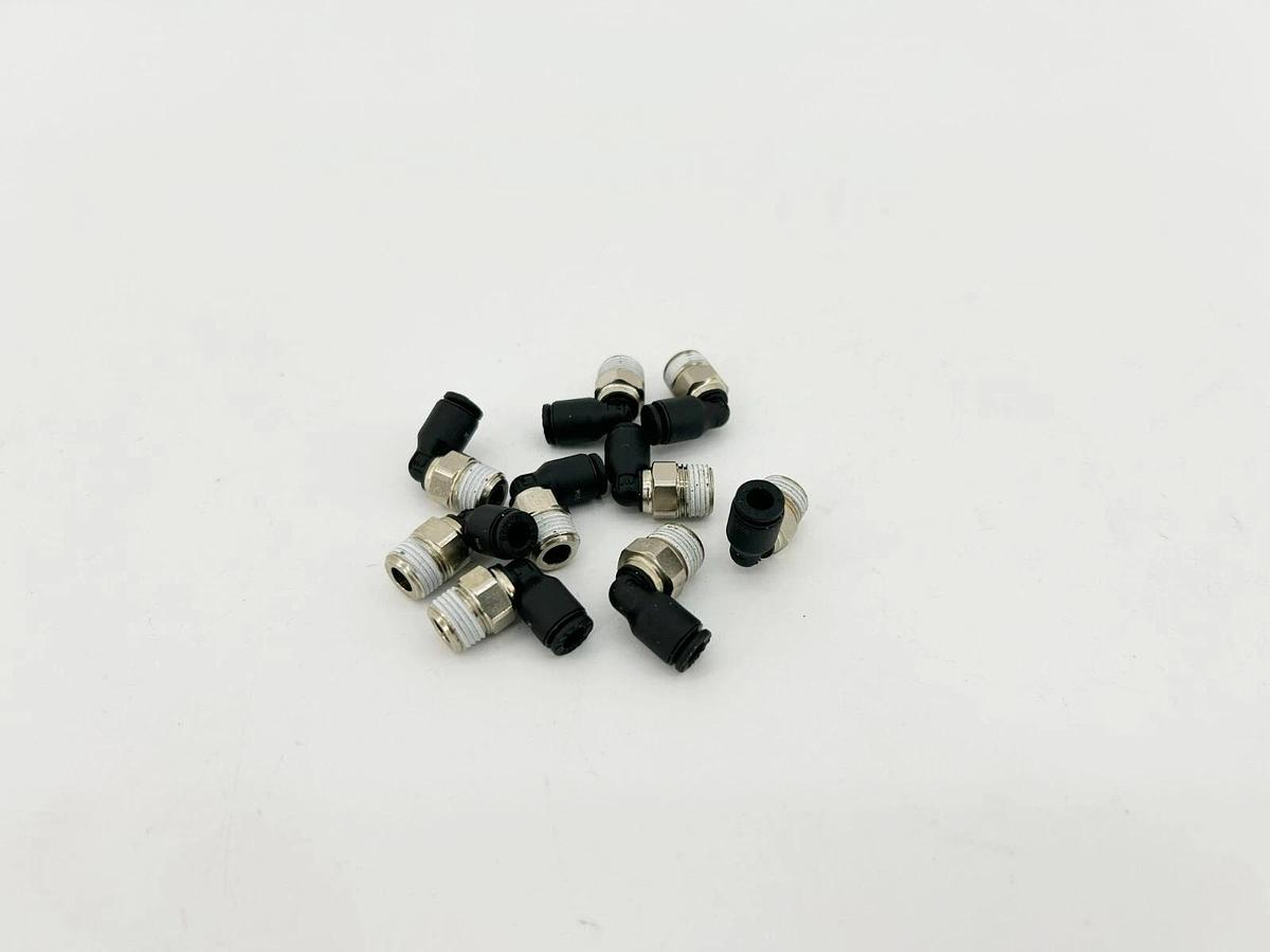Lot of 9 New 98200 Male Elbows BSPT, 4mm Tube, 1/8" Thrd