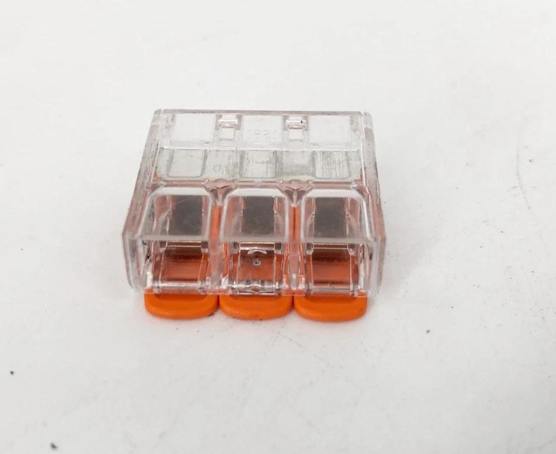 Box of 30 New Wago 221-613 Lever-Nuts Conductor Compact Wire Connectors 10AWG