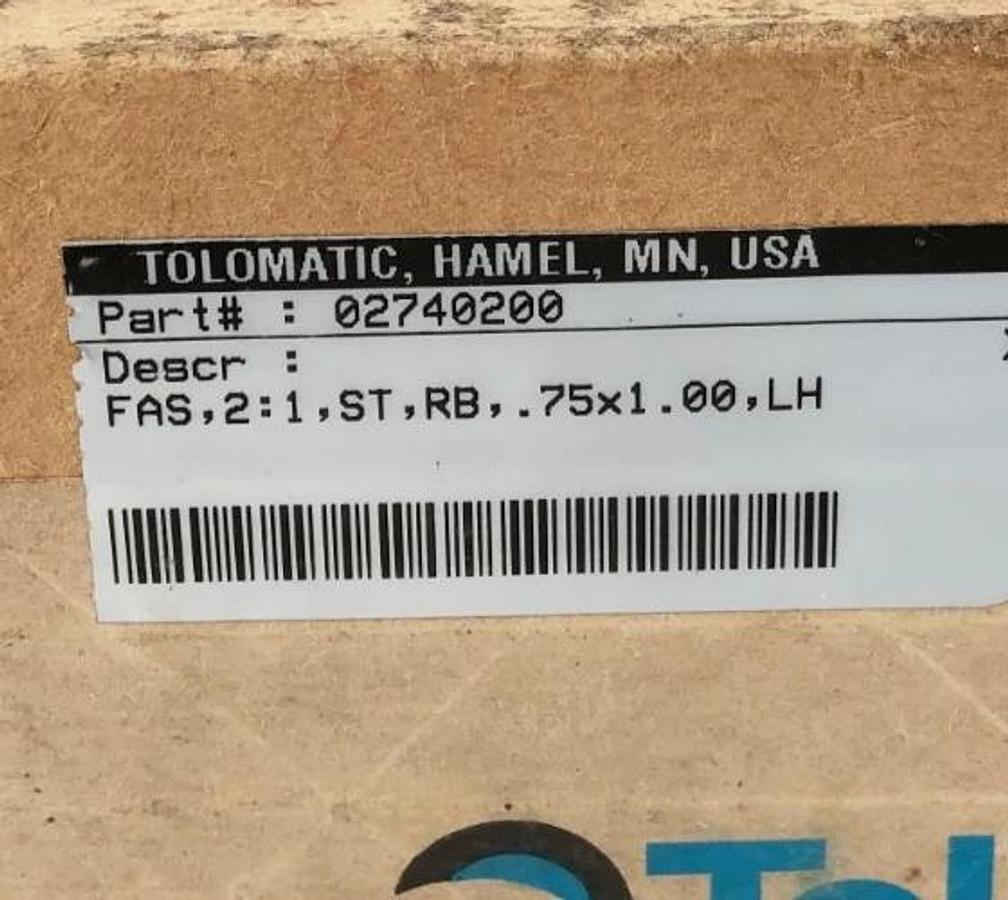 New Tolomatic 02740200 Float-A-Shaft Gearbox Coupling 2:1 LH