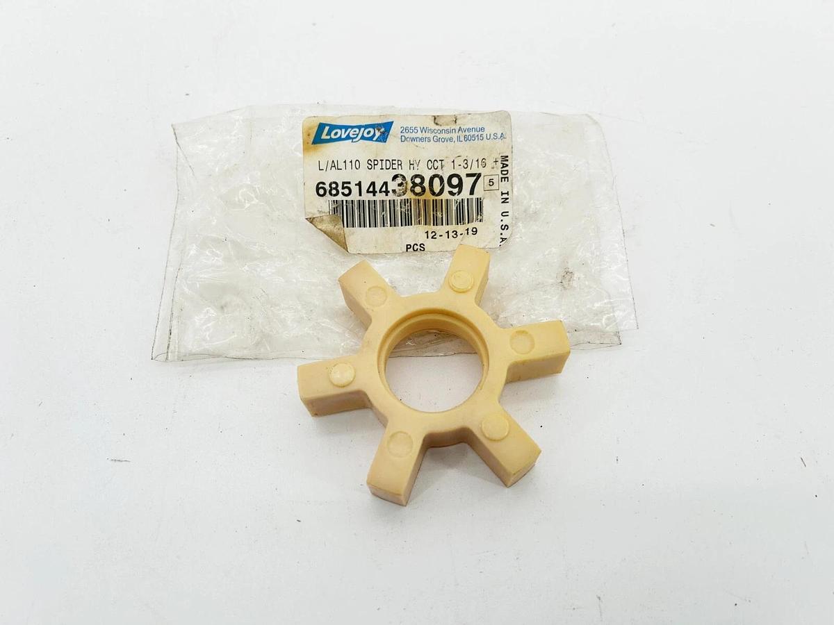 New Lovejoy 685144-38097Coupling Insert L/AL110 SPider Hy OCT 1-3/16"