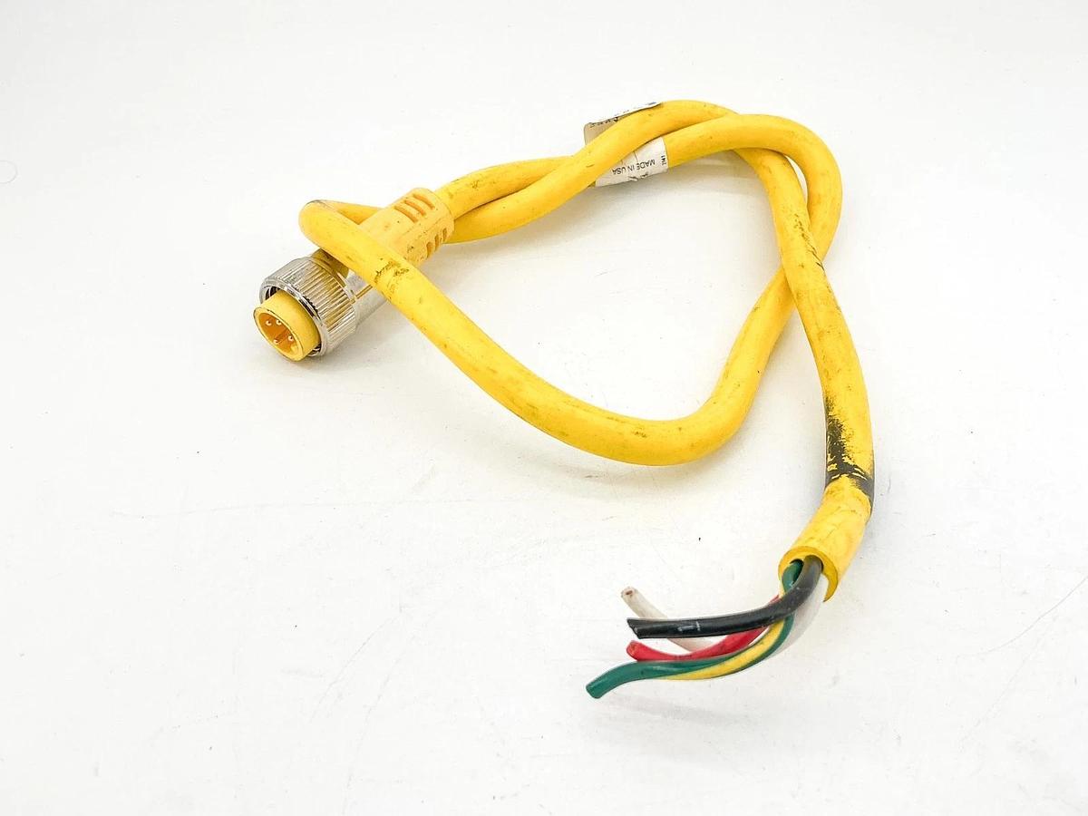 Used Mencom Co. MIN-4MP-3-SB03 Cordset 600V 10A 4 Wire - No Box