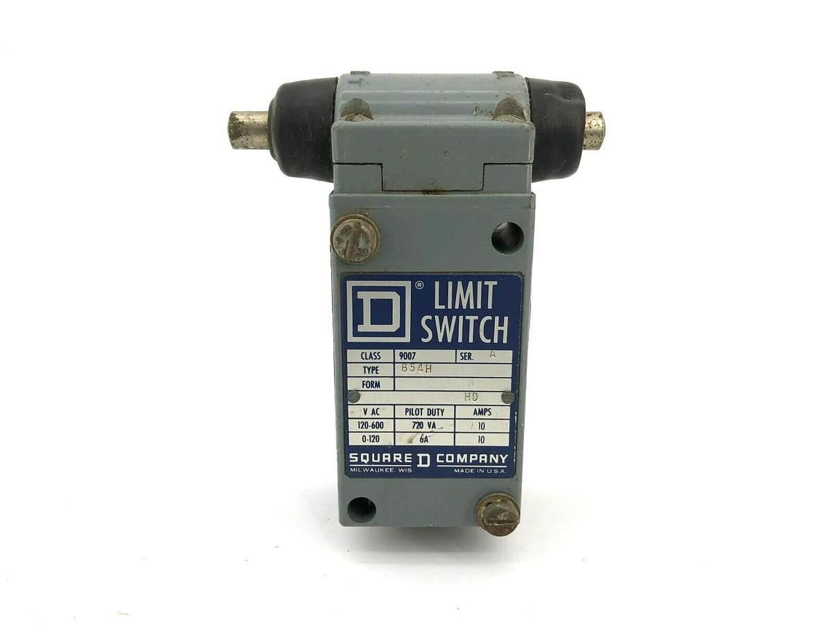 New Square D 9007-B54H Ser. A Limit Switch 10A 600V