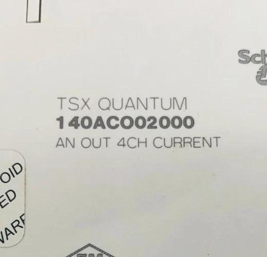 New Schneider Electric 140ACO02000 Analog Output Module 4CH Current Modicon