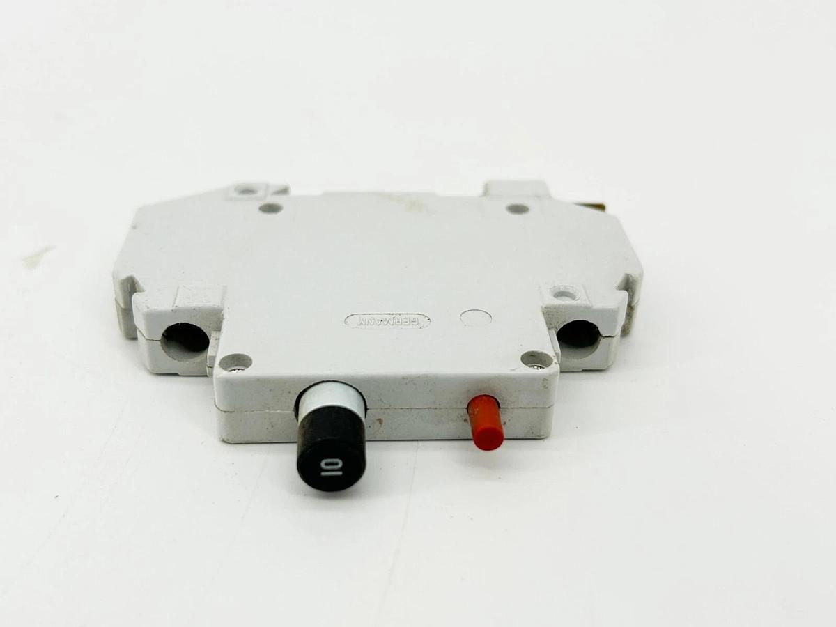 New Lot of 2 Weildmuller 91090 Circuit Breaker 10A 250V 1 Pole- No Box