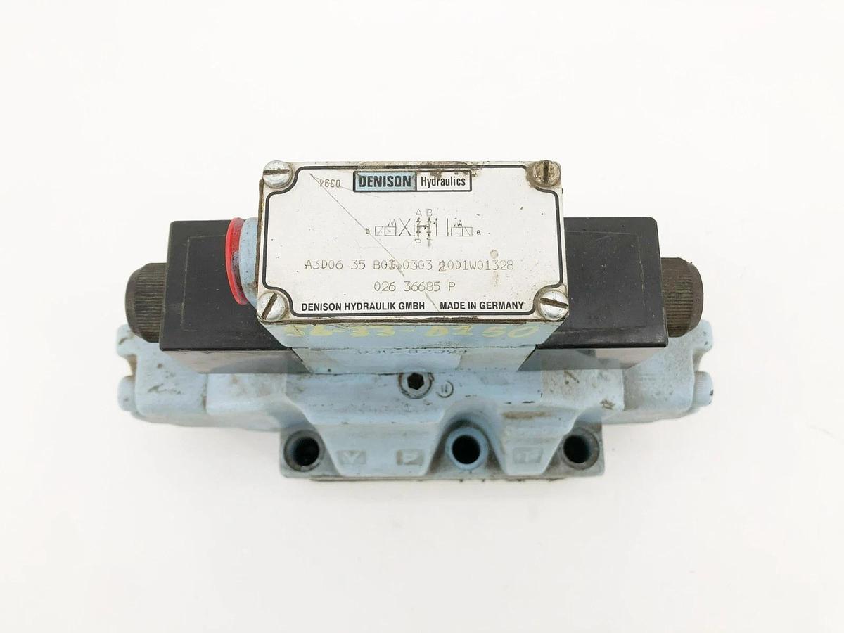 Used Denison A3D06-35-B01-0303-20D1W01328 Hydraulic Solenoid Valve