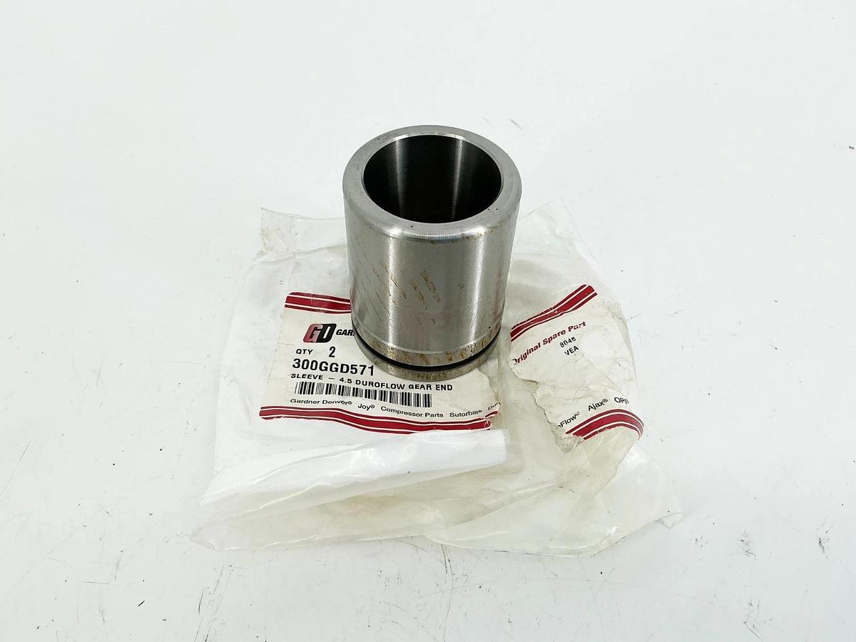 New Lot of 2 Gardner Denver 300GGD571 Duroflow Gear End Sleeve 4.5