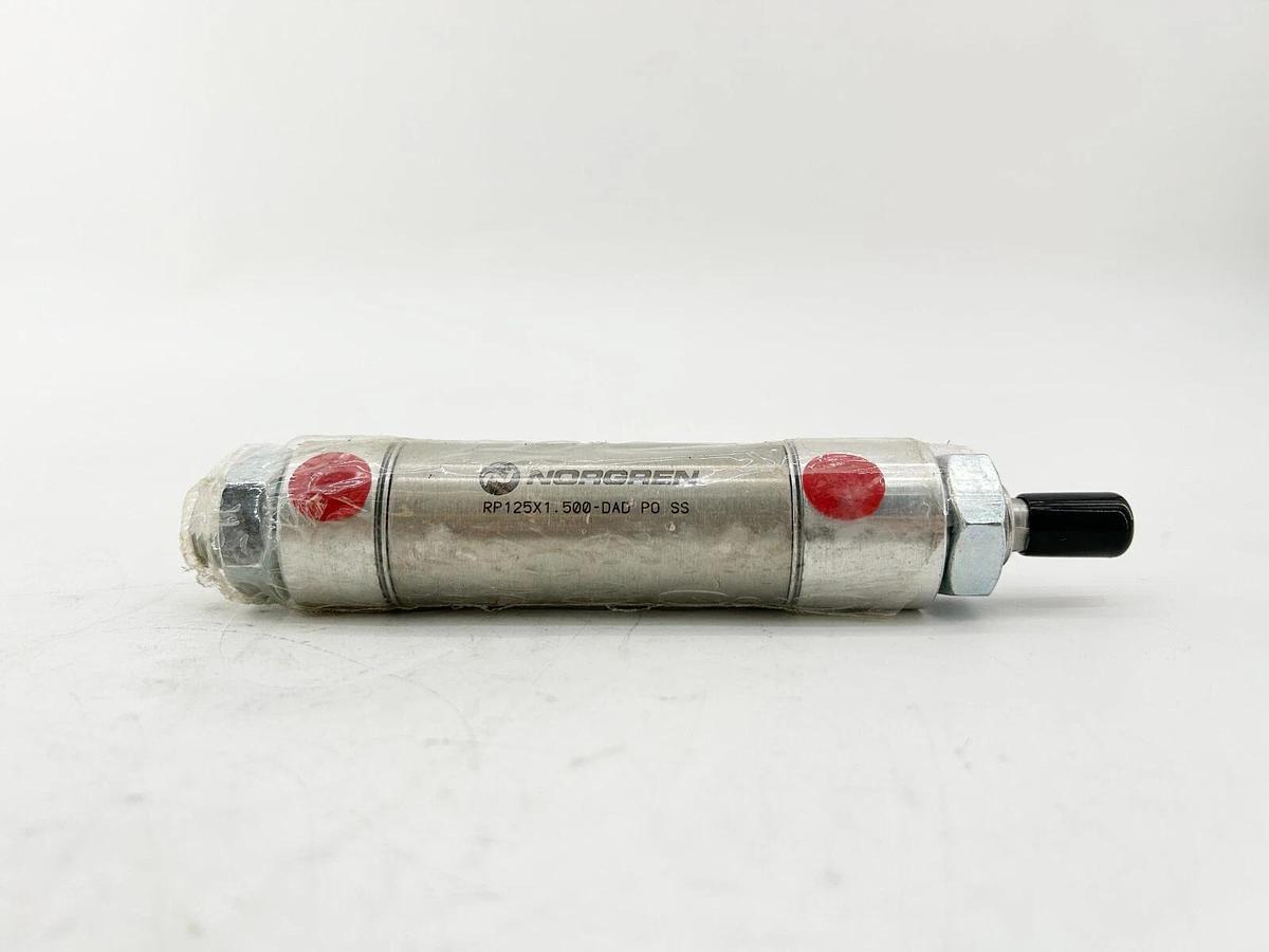 New Norgren RP125X1.500-DAD PO SS Pneumatic Cylinder