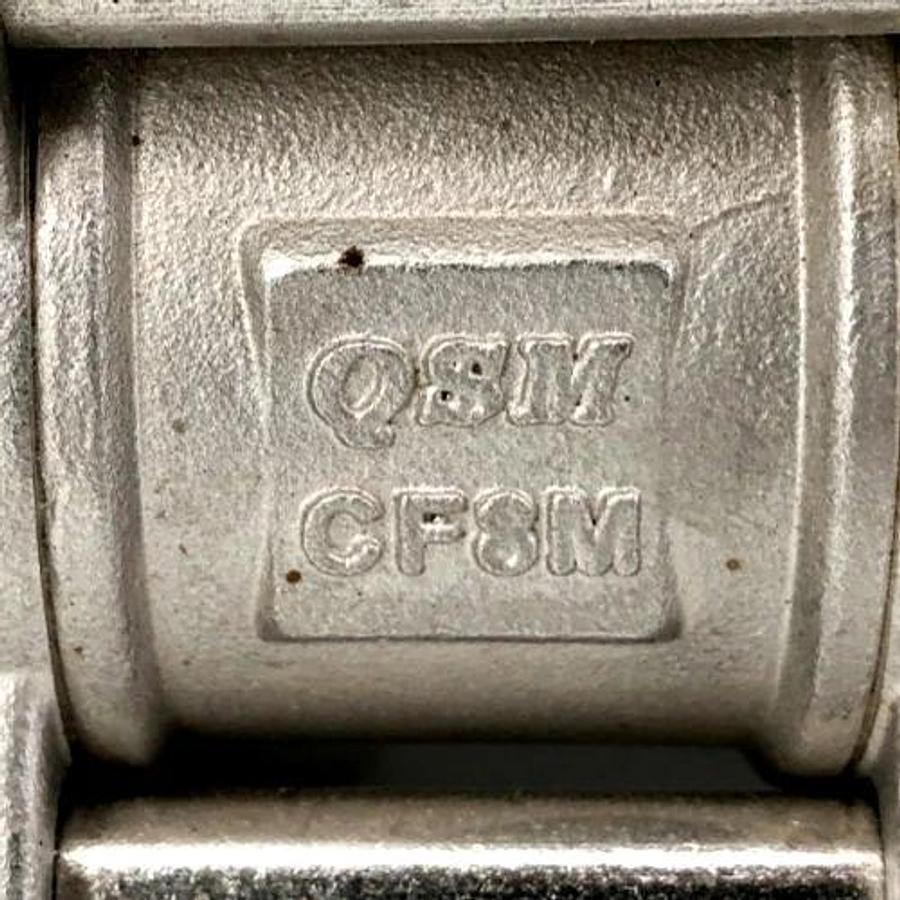 New QSM 1" 1000 WOG CF8M Ball Valve Stainless Steel - No Box