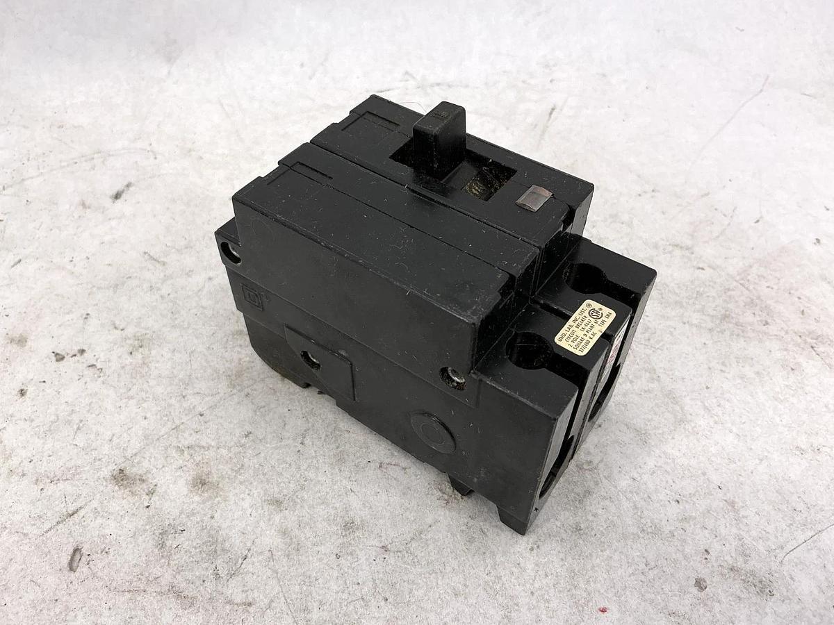 Used Lot of 2 Square D EH24015 Circuit Breaker Type EH4 2-Pole 15A 277/480VAC