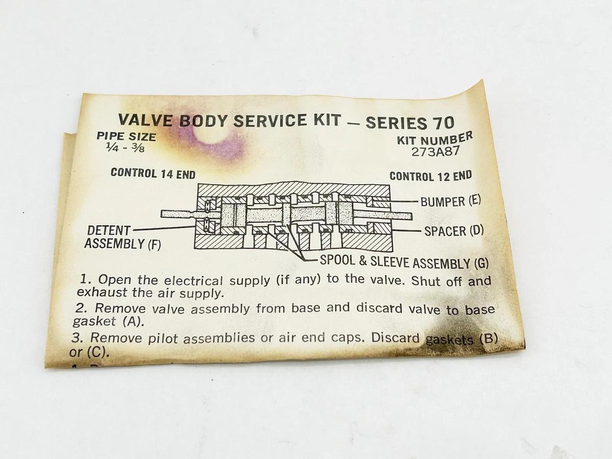 New Ross Controls 273K87 Valve Service Repair Kit