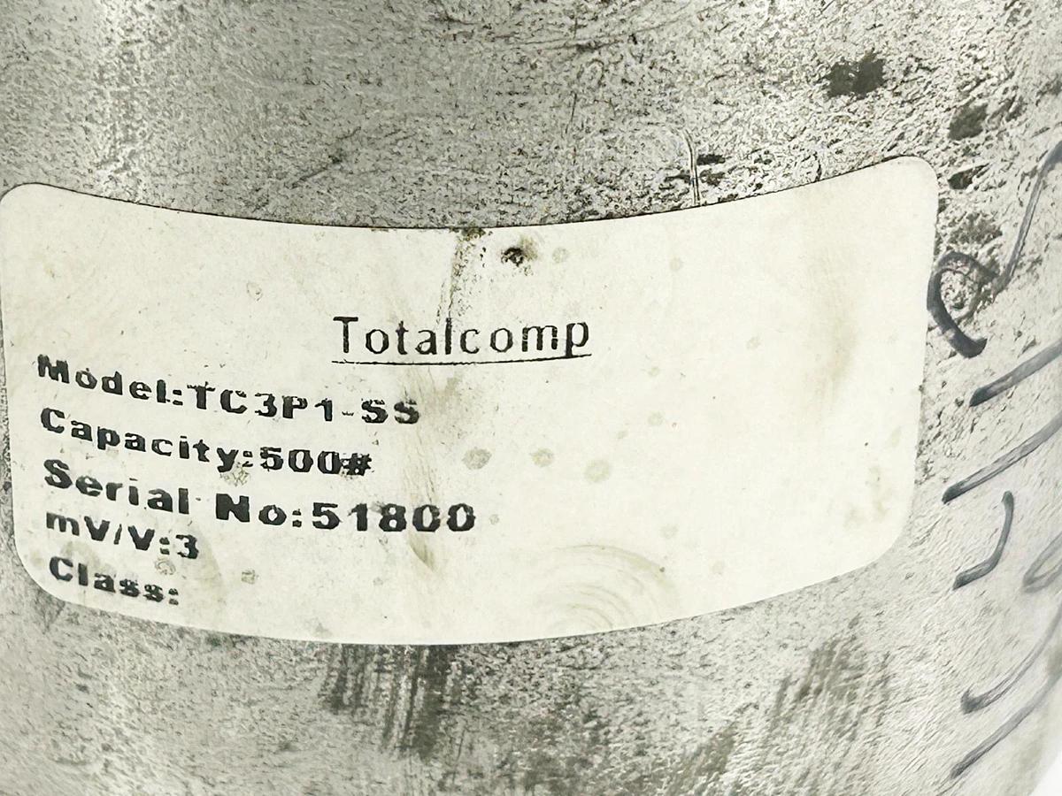 Used Totalcomp TC3P1-SS Pressure Sensor 500# 29016 - No Box