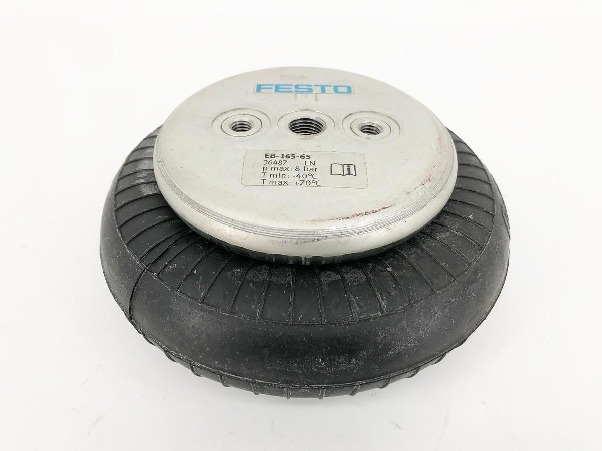 New Festo EB-165-65 Bladder Cylinder 65mm Stroke 1/4" 8 bar 36487 - No Box