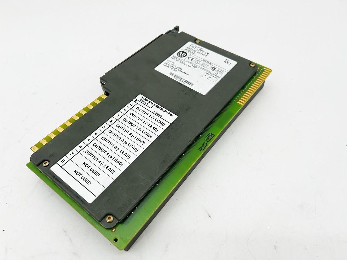 Used Allen Bradley 1771-OFE1/B Analog Output Module PLC-5 4 Point 12 Bit