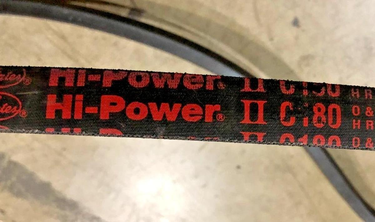 New Gates C180 Hi-Power II V-Belt 9004-2180 - No Box