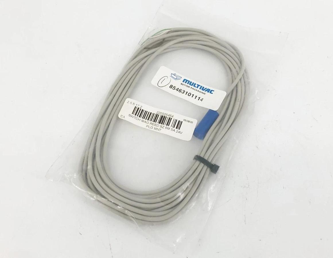 New Multivac 85463101114 Magnetic Reed Switch 6m 0.5A 24V