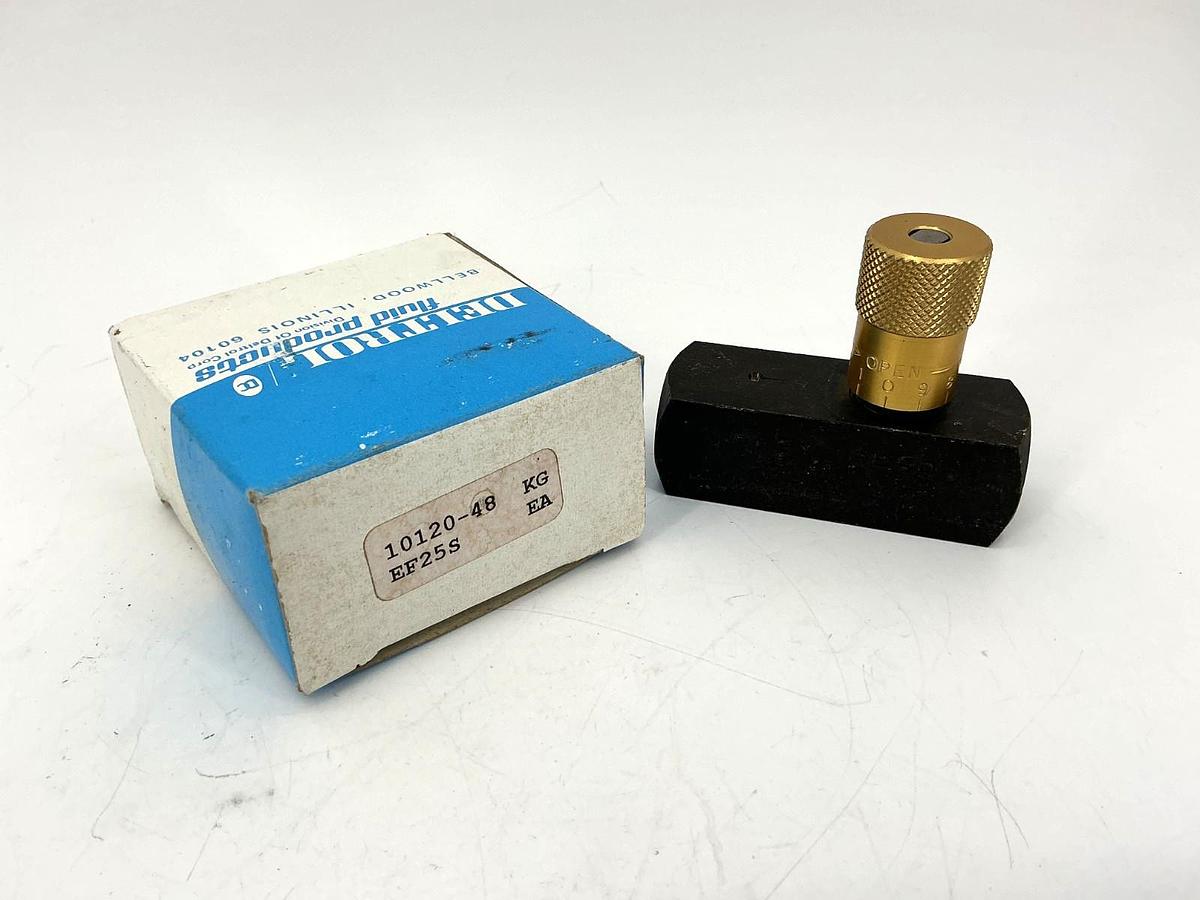 New Deltrol Fluid Products 10120-48 Flow Control Valve EF25S