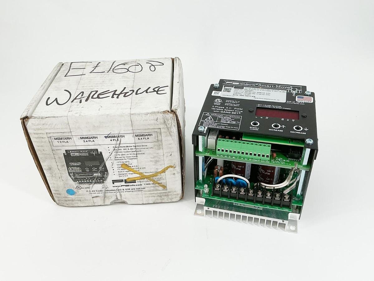 New PE MSM4ARH Micro Speed Smart Move Drive 2HP 4FLA 480V