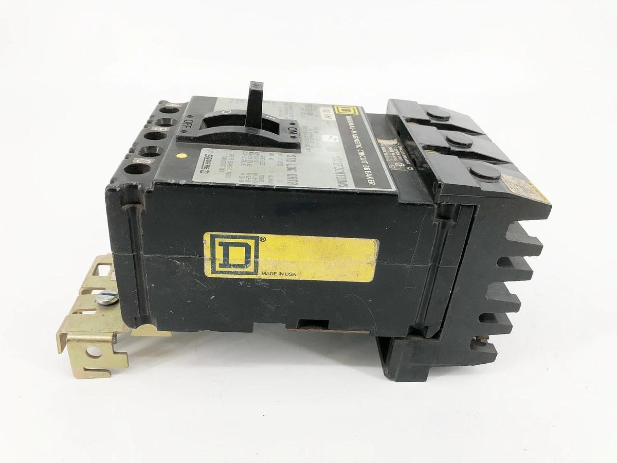 Used Square D FAB36080 Circuit Breaker 3P 80A 600VAC 250VDC Series 2