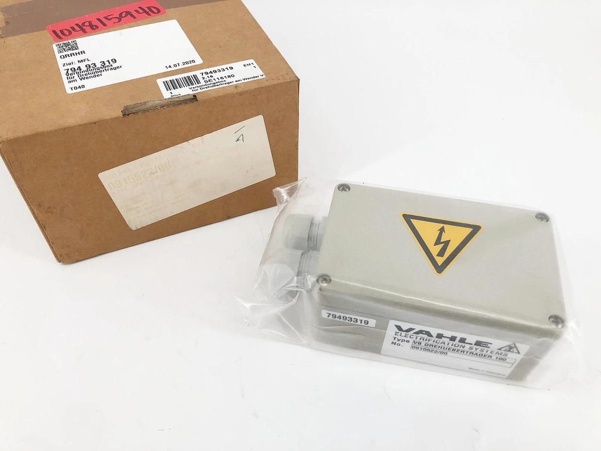 New Vahle 79493319 Junction Box VB DREHUEBERTRAGER 100 0915522/00