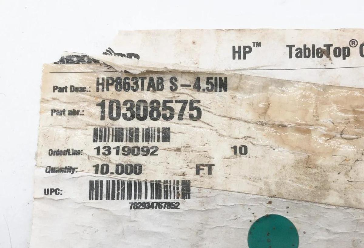 New HP863TAB S-4.5IN TableTop Chain 10FT 114.3mm Pitch 10308575 - No Box