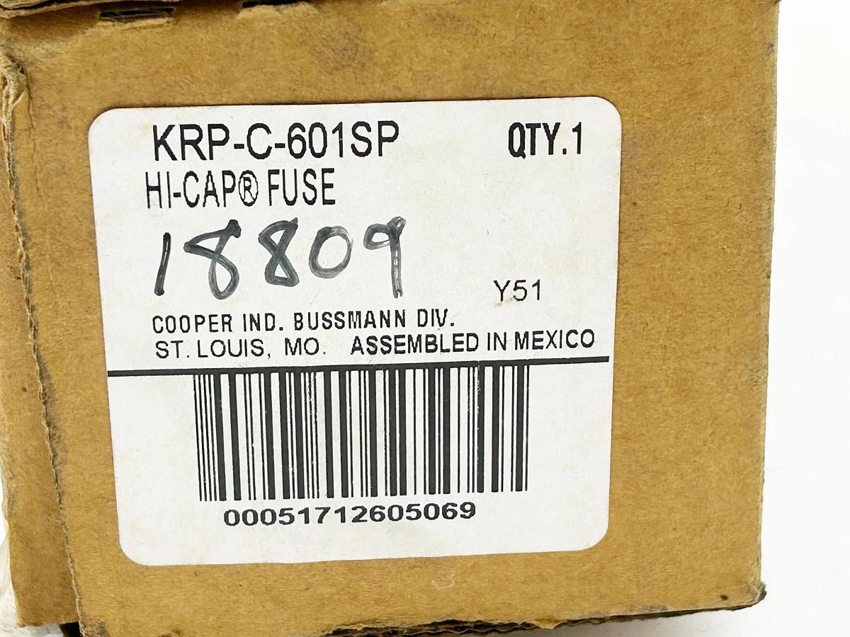 New Bussmann KRP-C-601SP Low-Peak Time Delay Fuse 600V Class L