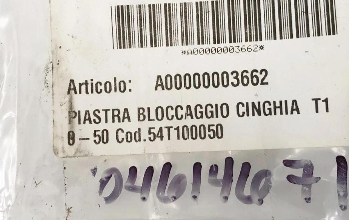 New Poggi T10-50 Aluminum Blocking Plate 54T100050 - No Box