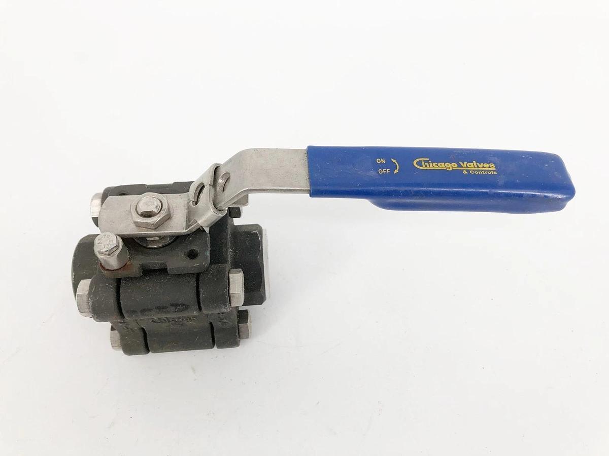 New Chicago Valve 794466RMMTE006 Carbon Steel Ball Valve 3/4" 1960psi - No Box