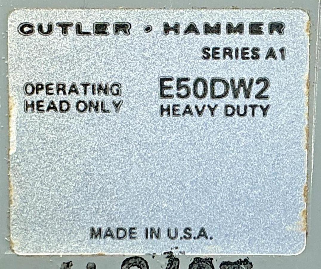 New Eaton Cutler-Hammer E50DW2 Ser A1 Limit Switch Heavy Duty Wobble Head