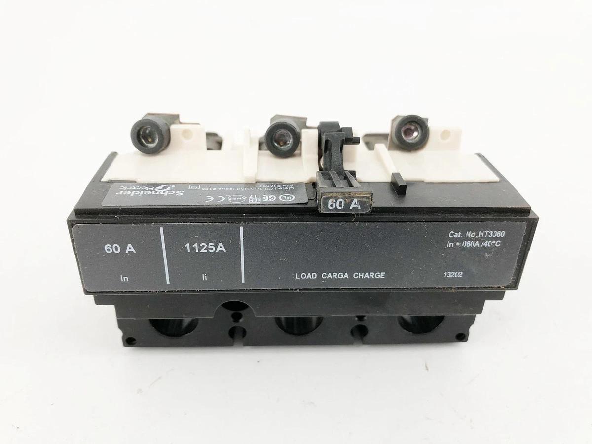 New Square D HT3060 H-Frame Trip Unit 60A 600V 3P