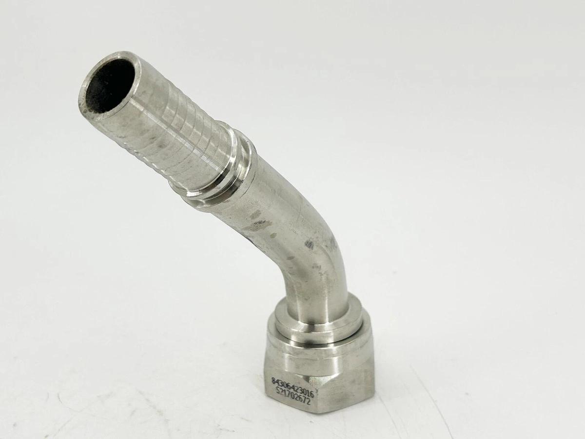 New Box of 4 Dicsa 84306423016 S.S 45 Metric Swivel FEM 1" Pipe 30