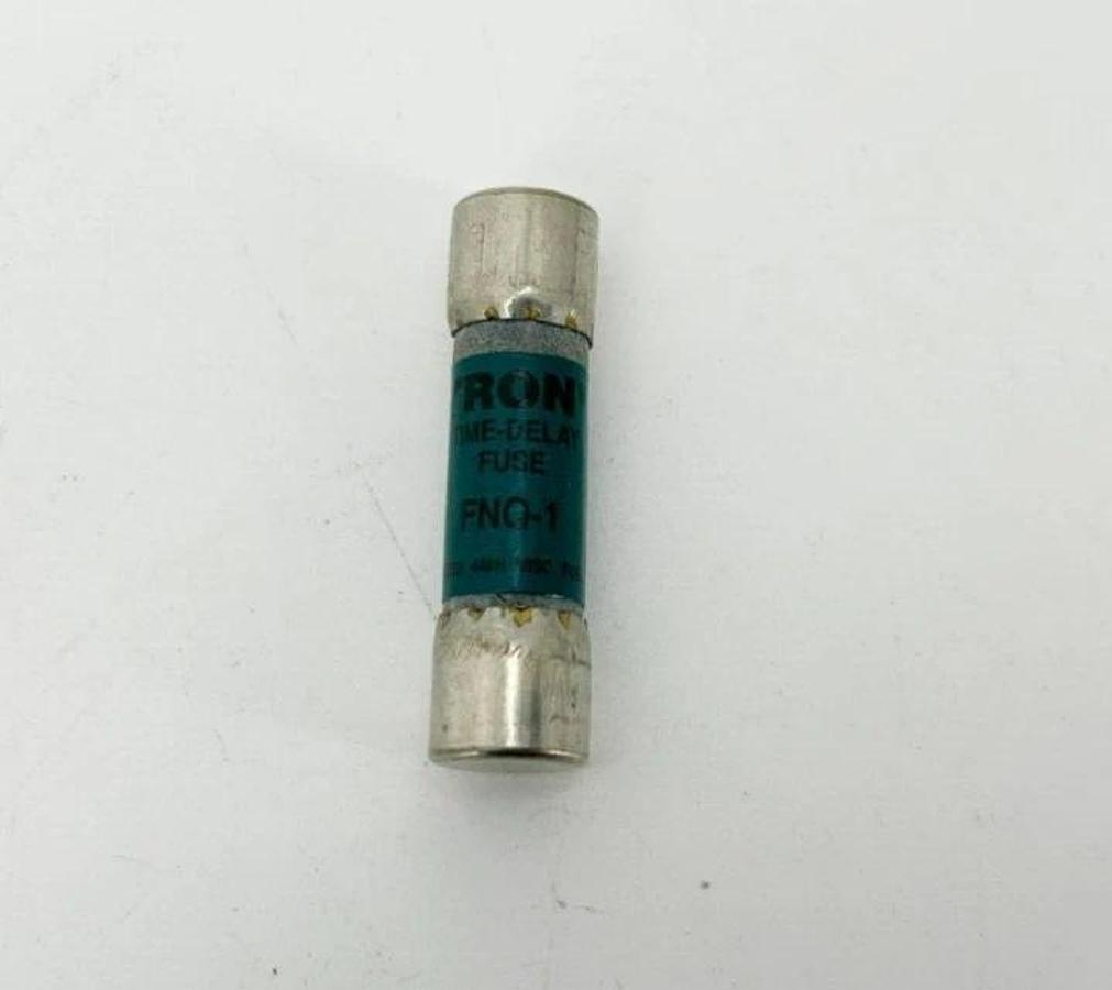 Lot of 8 New Bussmann FNQ-1 Time Delay Fuses 1A 500V