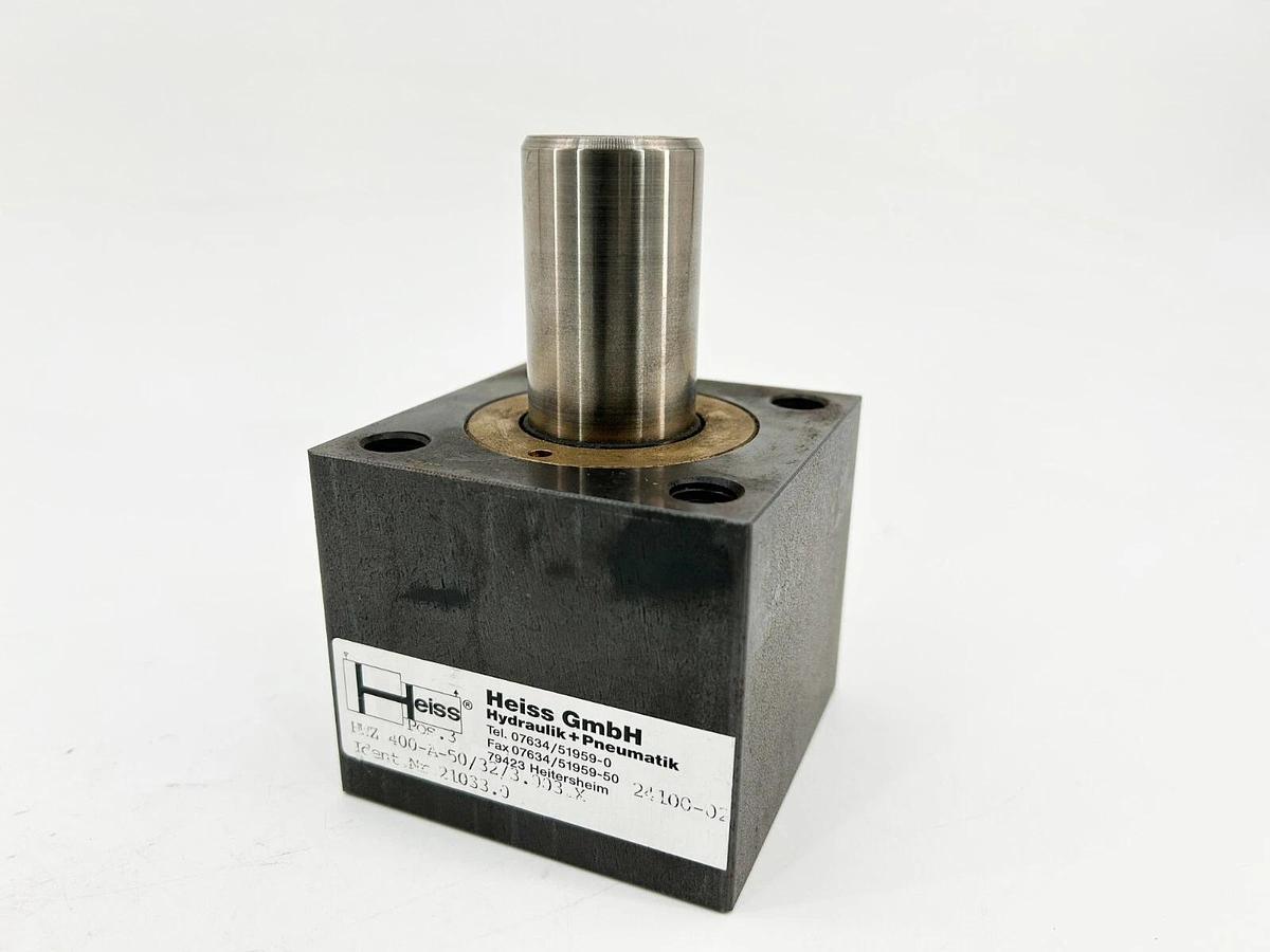 New Heiss HWZ 400-A-50/32/3.003.X Hydraulic Cube Cylinder